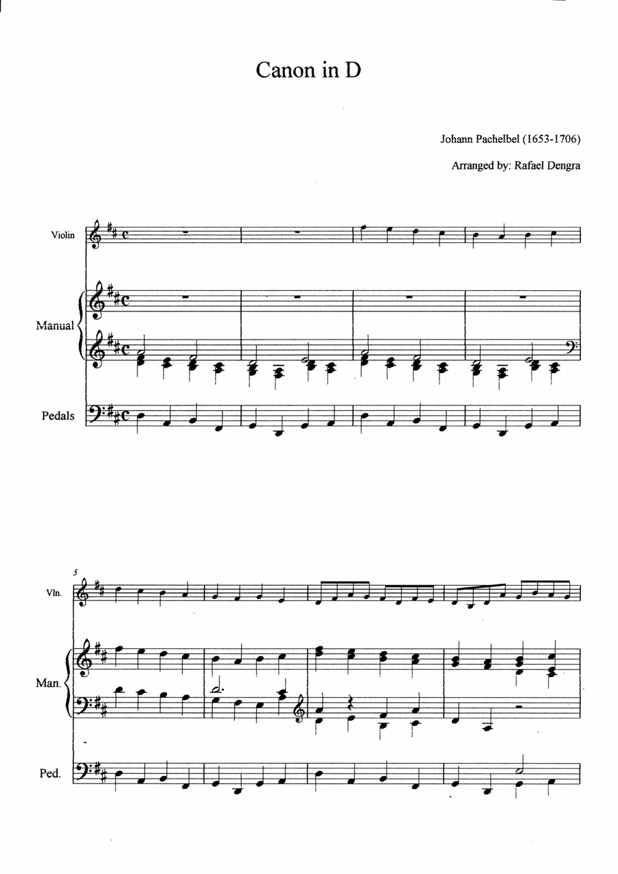 Canon in D String Duet scores gallery preview page 1