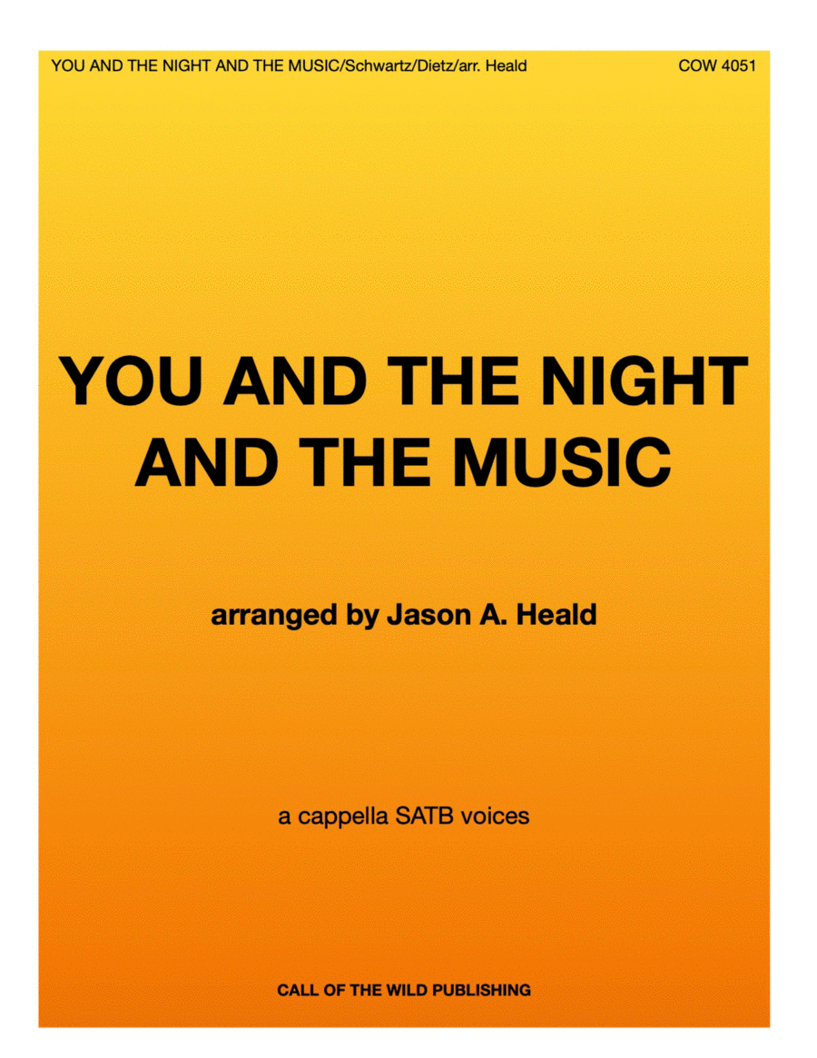 You And The Night And The Music 4-Part scores gallery preview page 1
