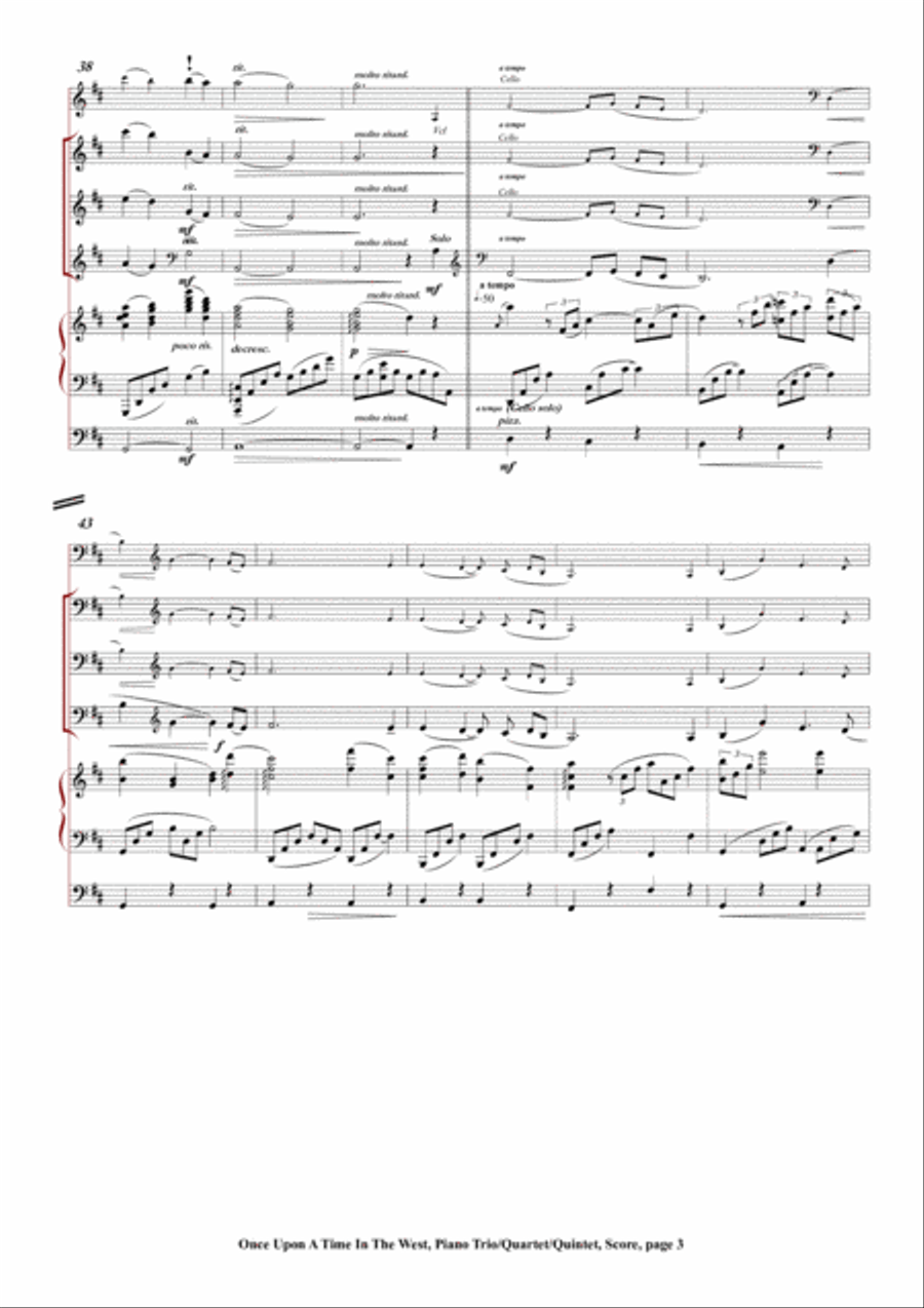Once Upon A Time In The West Voice scores gallery preview page 3
