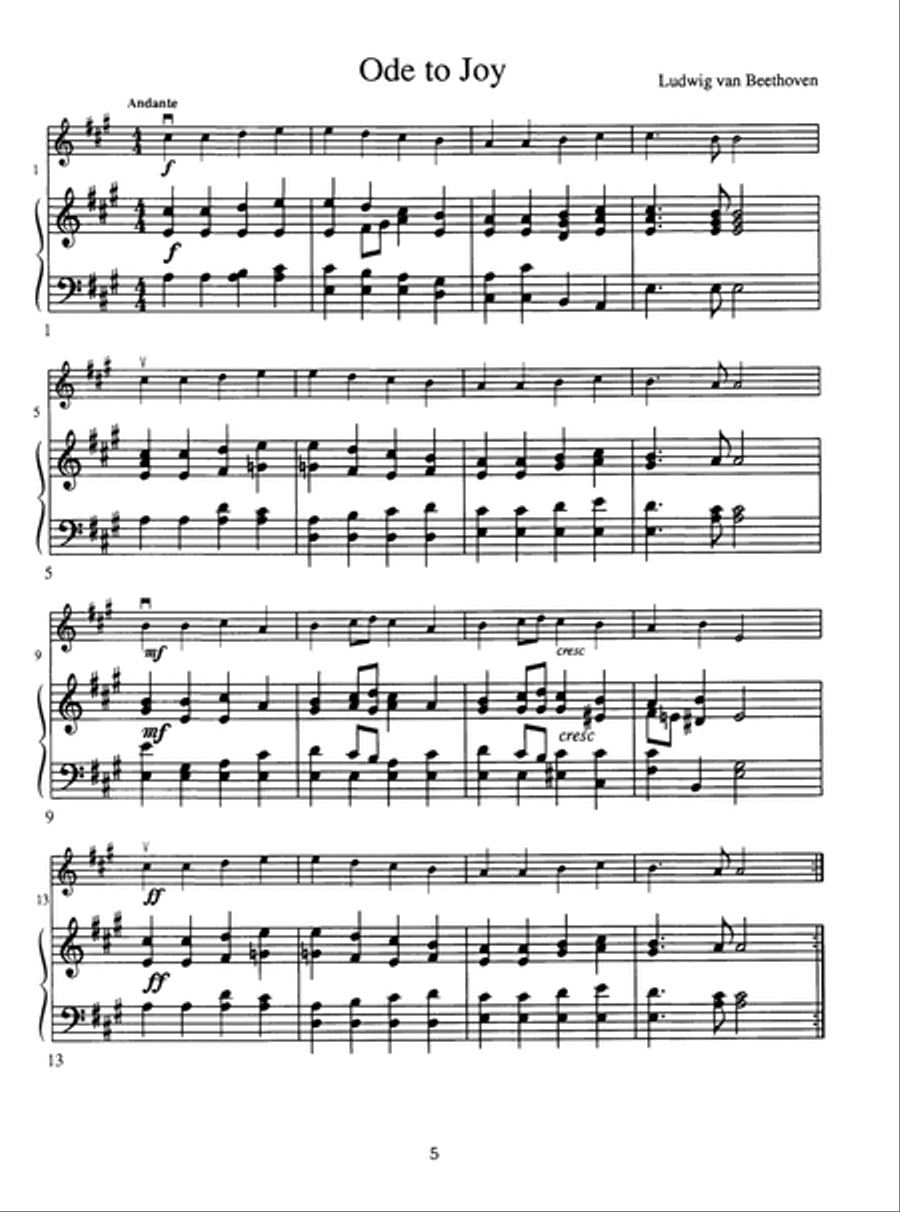 Easy Solos for Beginning Violin, Level 1 Violin Solo scores gallery preview page 5