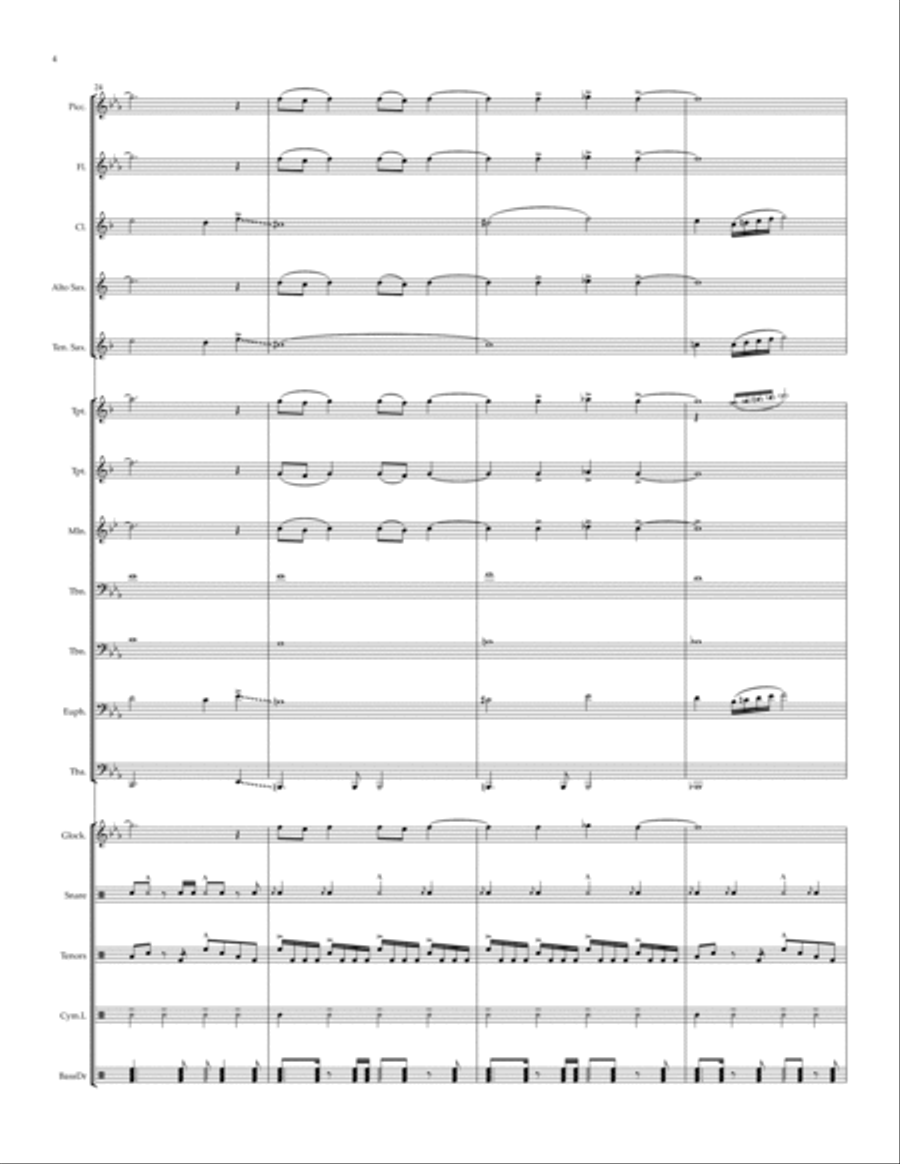 The Rumbling The Rumbling Marching Band scores gallery preview page 4