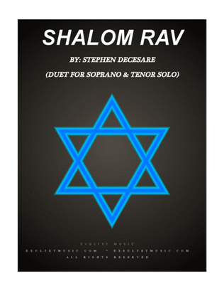 Shalom Rav (Duet for Soprano and Tenor Solo)
