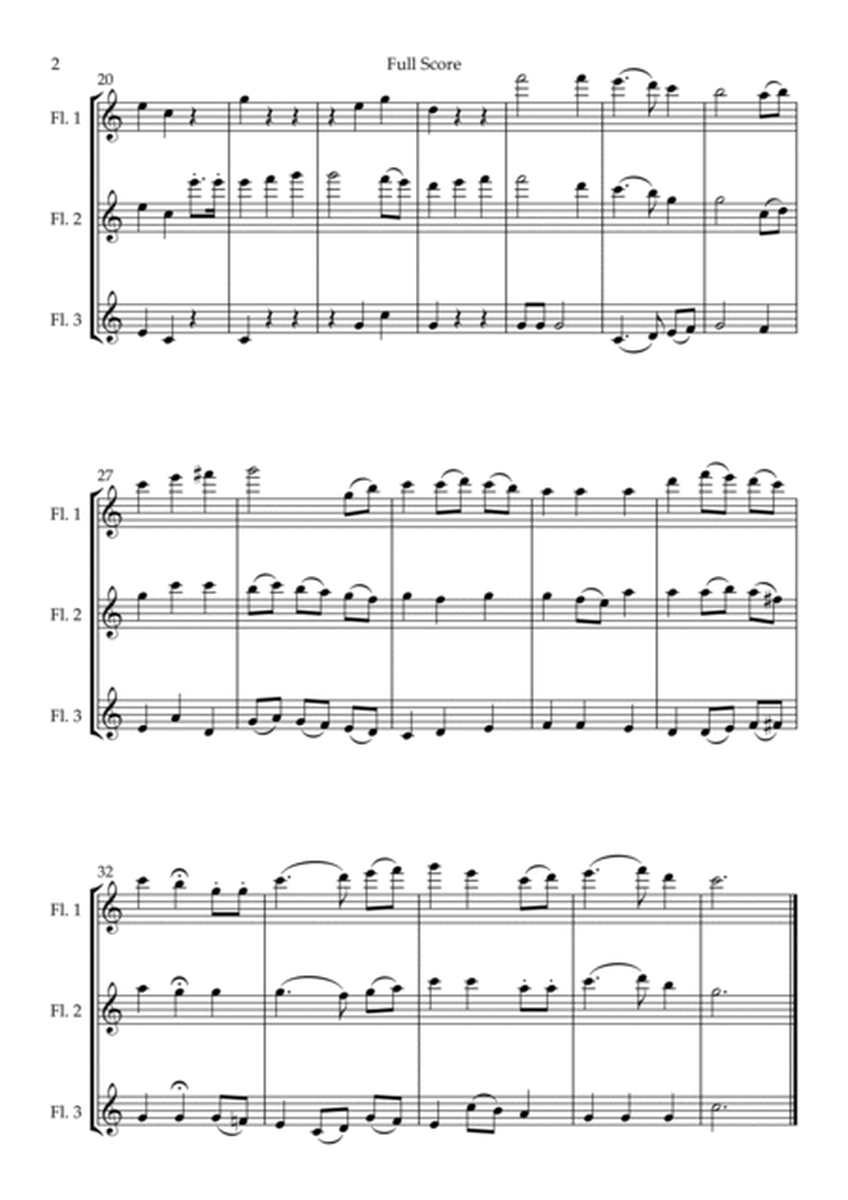 The Star Spangled Banner (USA National Anthem) for Flute Trio image number null