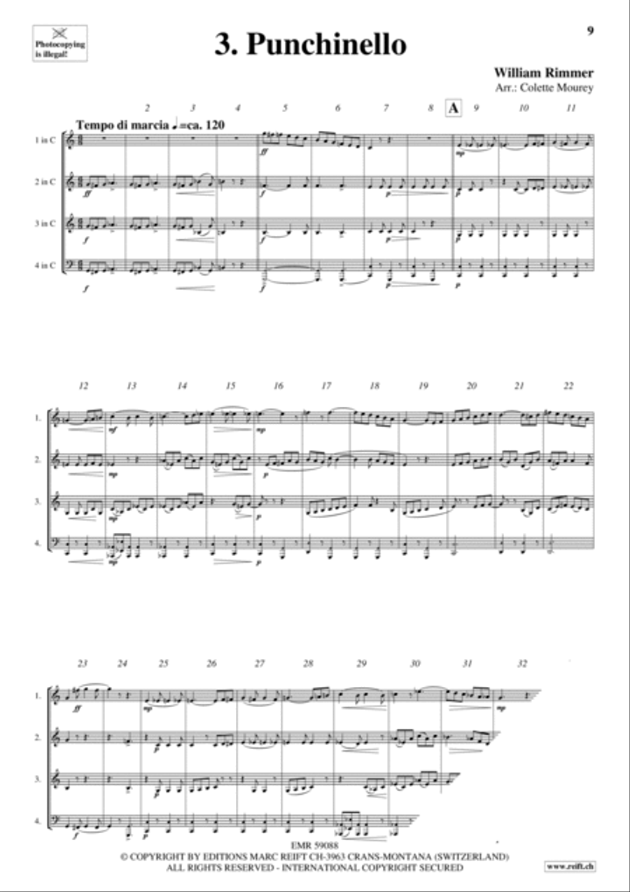 Brass Quartet Collection Volume 2 Brass Quartet scores gallery preview page 5