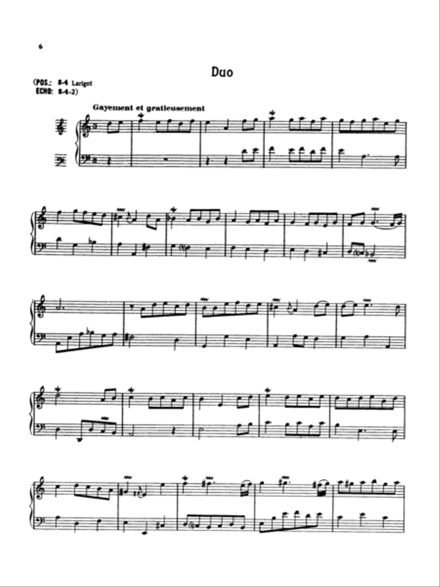Clerambault: Organ Book Organ scores gallery preview page 1