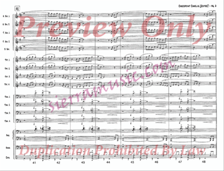 Checkpoint Charlie (Edited) Jazz Ensemble scores gallery preview page 7