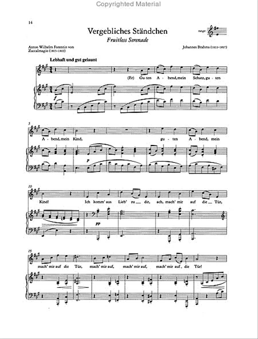 German Lieder of the 19th Century (High Voice) High Voice scores gallery preview page 4