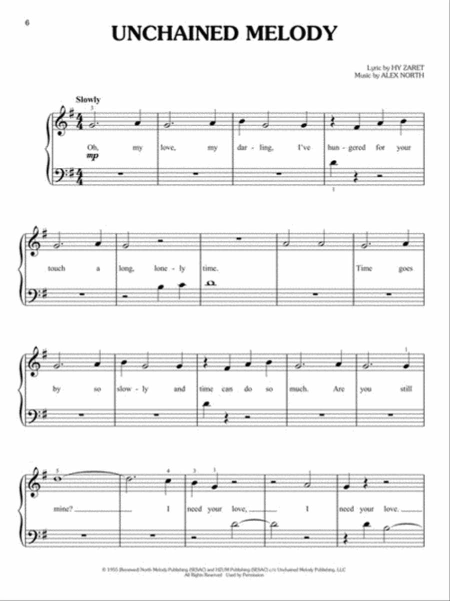 Sequential Pop Piano Songs Easy Piano scores gallery preview page 5