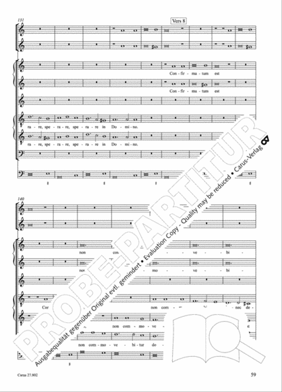 Salmi I (Selva morale e spirituale) Collection / Songbook scores gallery preview page 84