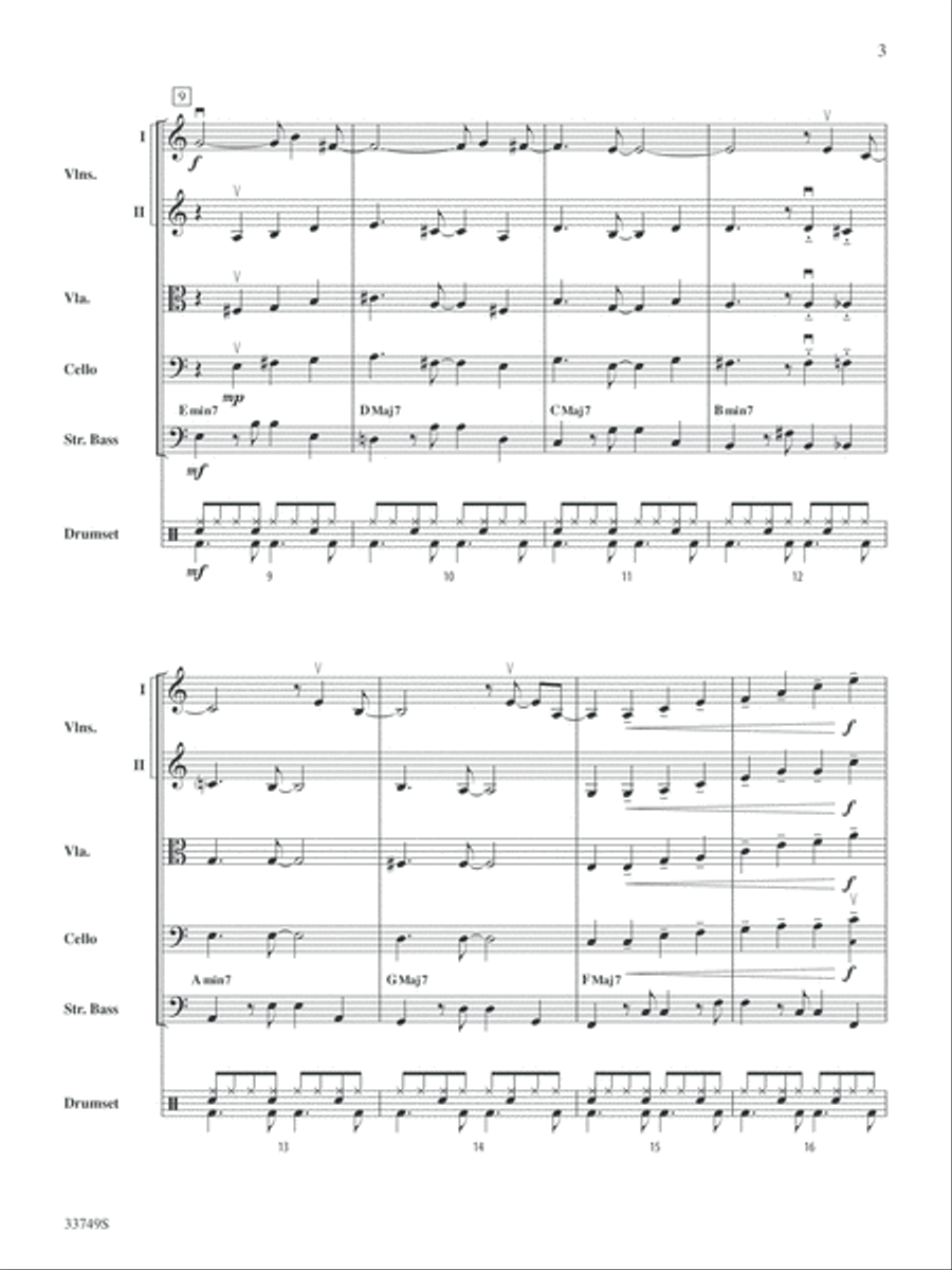 Molecules and Stars: Score String Orchestra scores gallery preview page 3