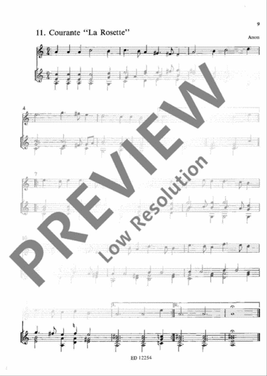 17 Dances Soprano Recorder scores gallery preview page 10