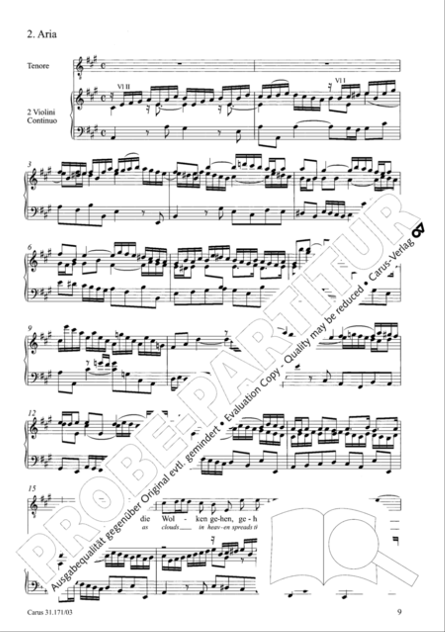 God, as thy name is, so is thy praise (Gott, wie dein Name, so ist auch dein Ruhm) 4-Part scores gallery preview page 10