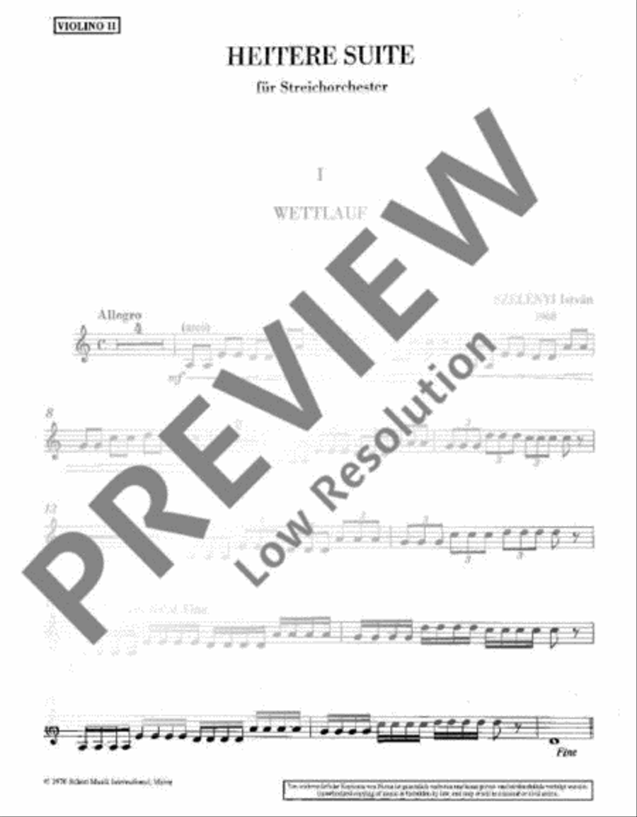 Heitere Suite Heitere Suite Violin scores gallery preview page 3