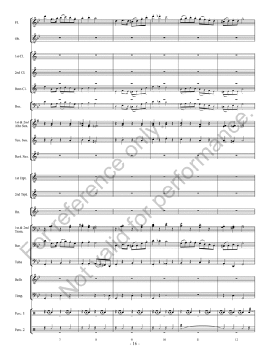 A Haunted Trilogy A Haunted Trilogy Concert Band scores gallery preview page 17