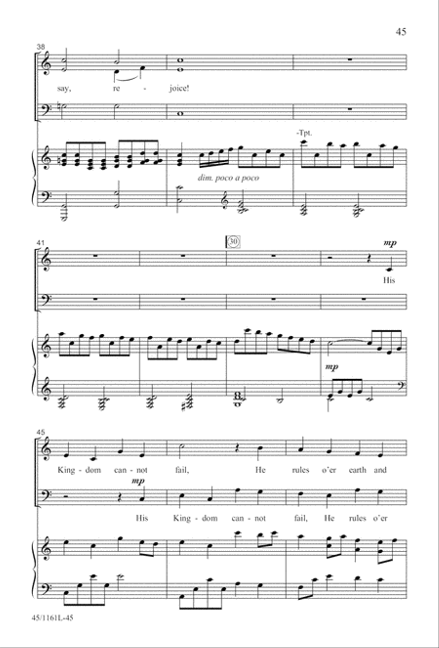 Hymns We Love to Sing Hymns We Love to Sing 3-Part scores gallery preview page 46