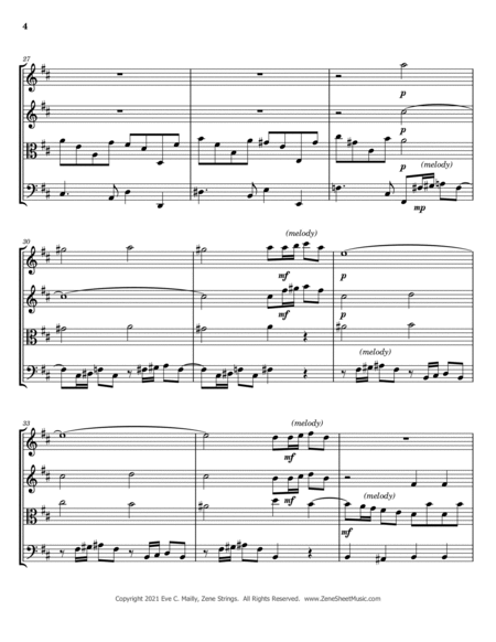 Concerto in D, RV 93 - 1st Movement - Allegro - Vivaldi (String Quartet) image number null