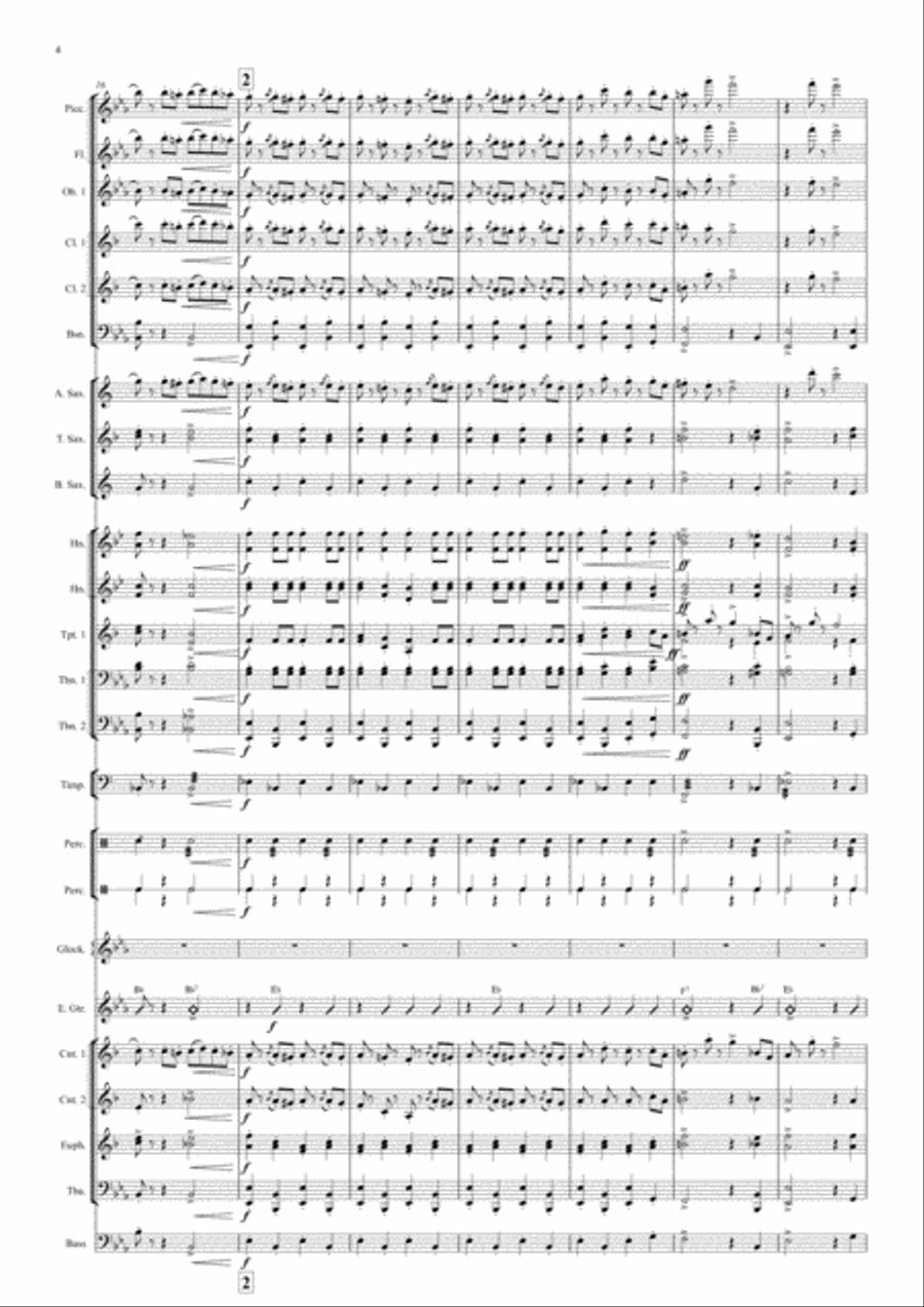 Radetzky March Radetzky March Concert Band scores gallery preview page 4