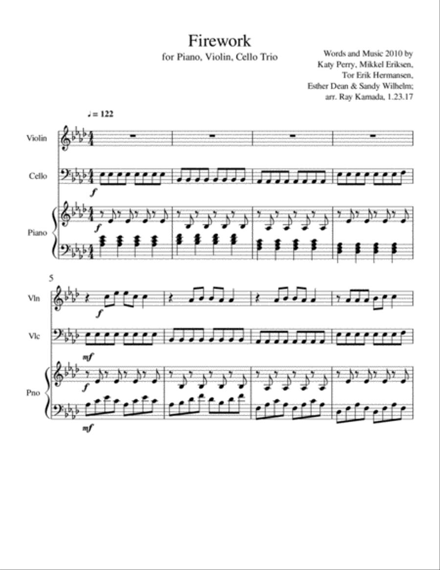 Firework Small Ensemble scores gallery preview page 1