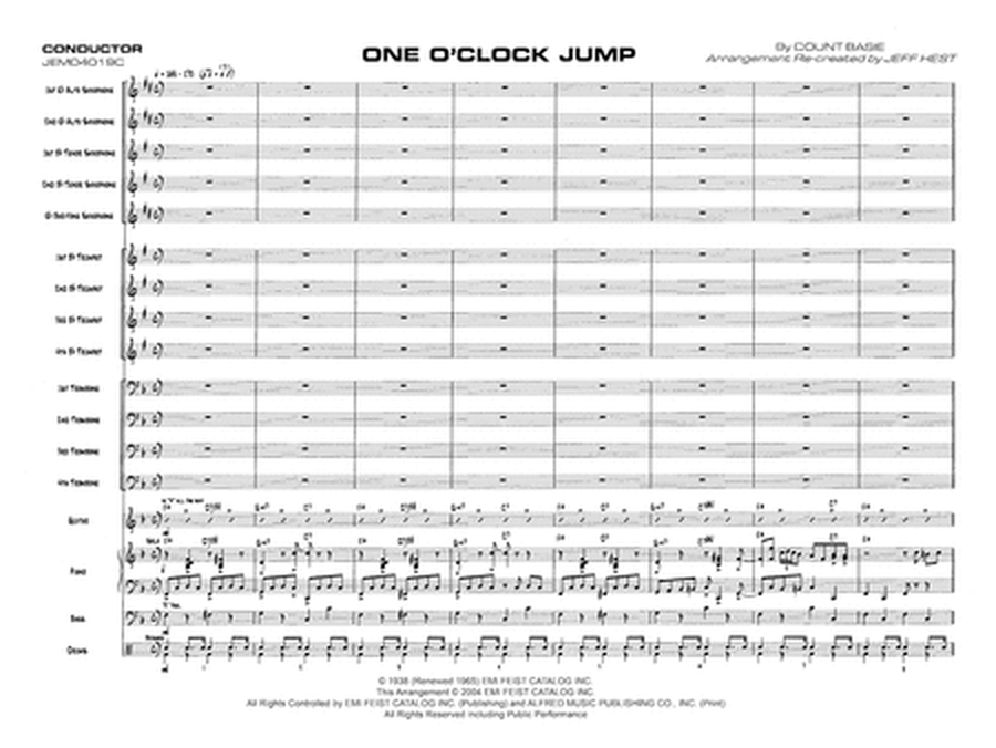 One O'Clock Jump: Score