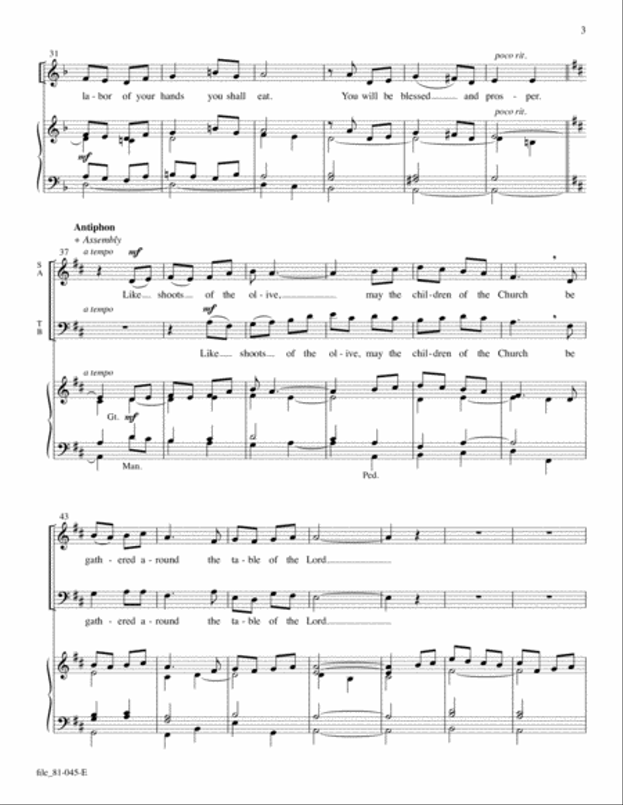 Like Shoots of the Olive 4-Part scores gallery preview page 3