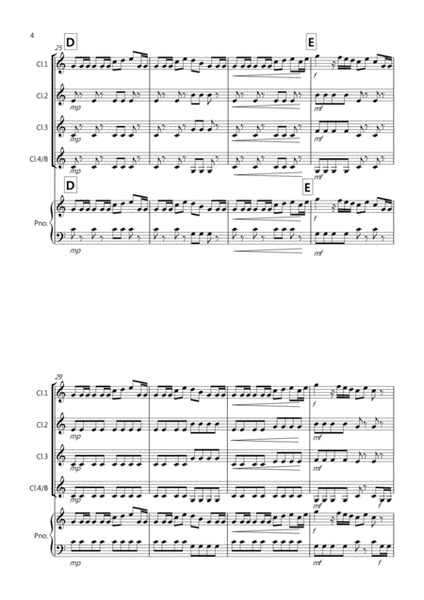 William Tell Overture for Clarinet Quartet image number null