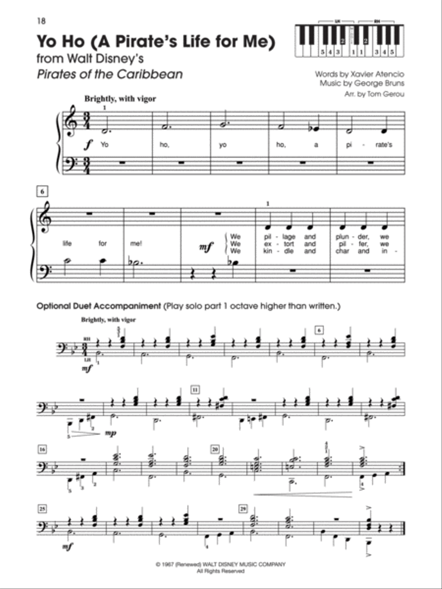 5 Finger Movie Heroes Easy Piano scores gallery preview page 2