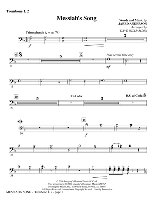Messiah's Song - Trombone 1, 2