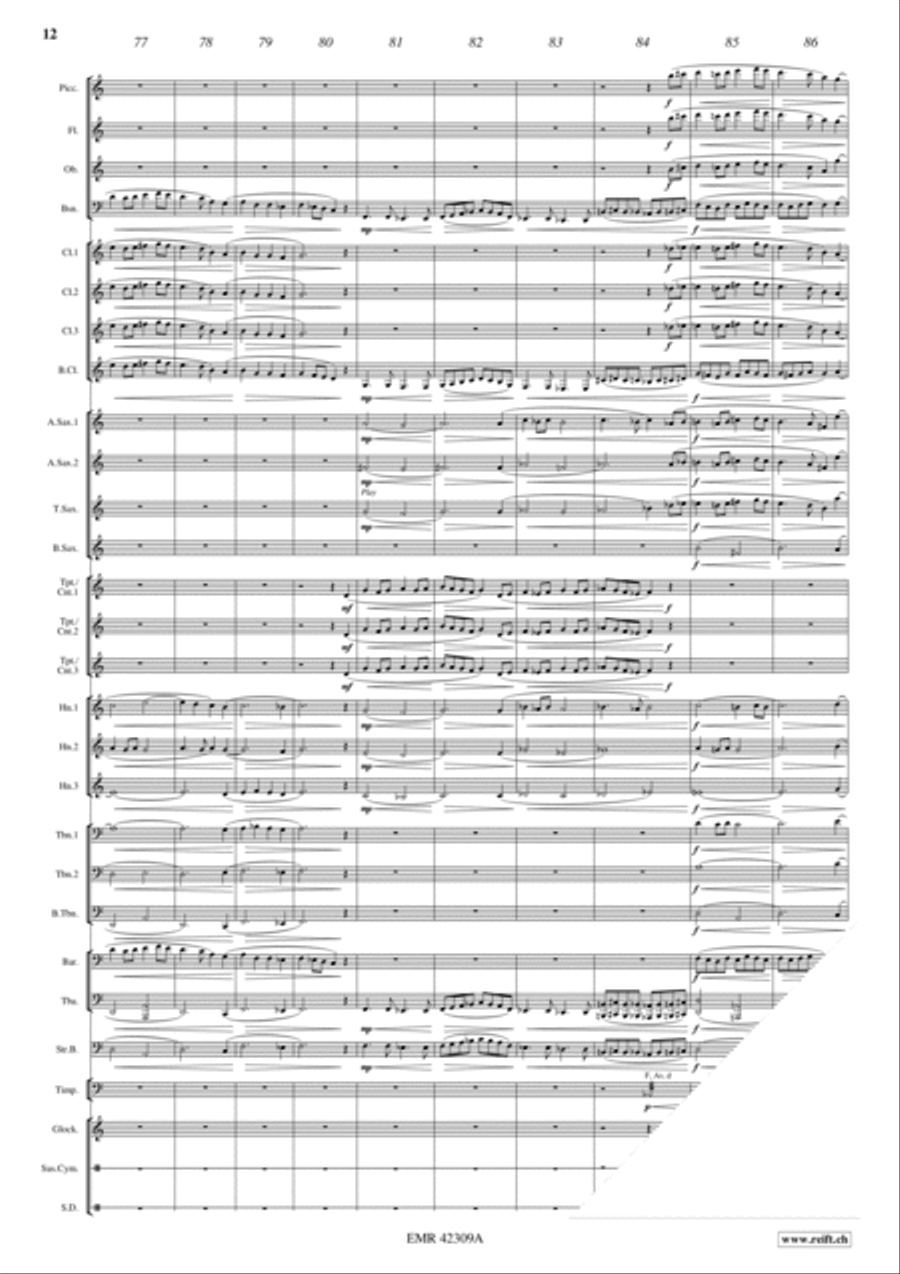Knights Of The Round Table Concert Band scores gallery preview page 12