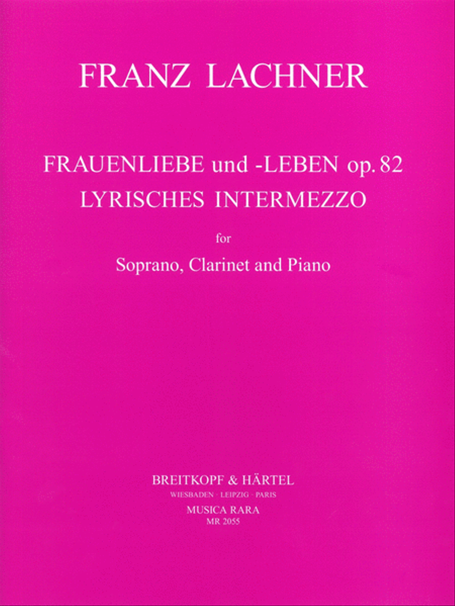 Frauenliebe und -Leben Op. 82 & Lyrisches Intermezzo Voice scores gallery preview page 1