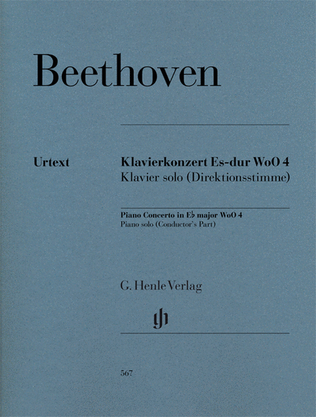 Book cover for Ludwig van Beethoven – Piano Concerto in E-Flat Major WoO 4