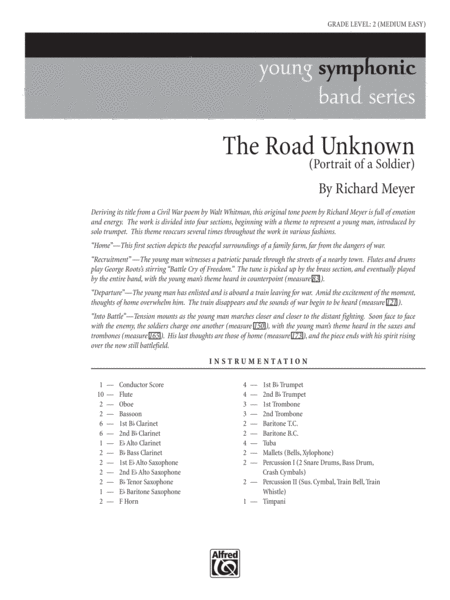 The Road Unknown: Score