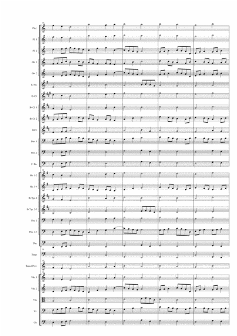 Orchestra Related Texture and Structure Warm Ups and Exercises for Teaching Music from the Podium by Full Orchestra scores gallery preview page 4