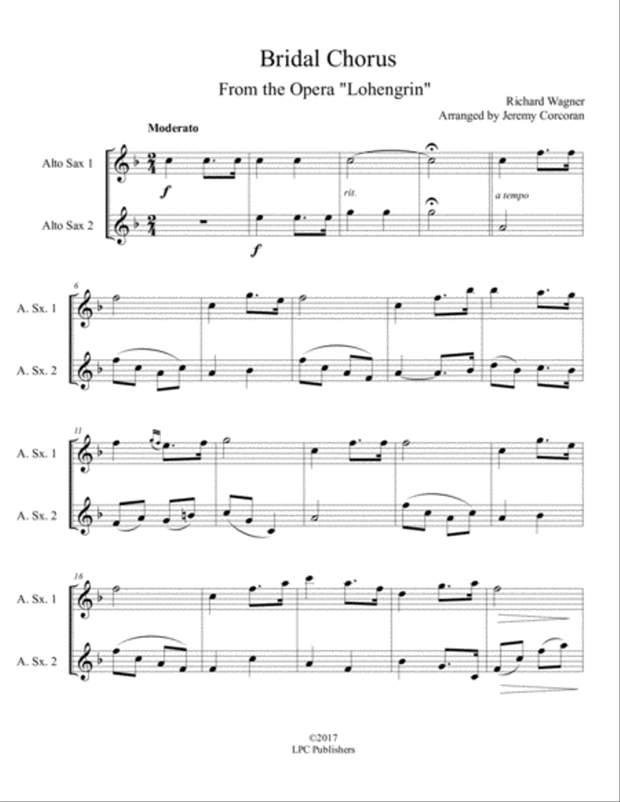 Bridal Chorus From the Opera 