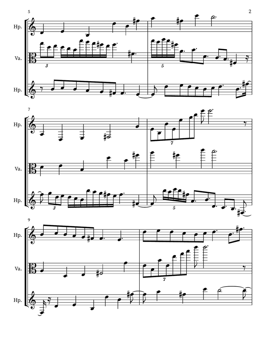 Children's Musing 32 Small Ensemble scores gallery preview page 2