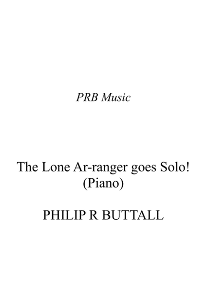 The Lone Ar-ranger goes Solo! (Piano Solo) image number null