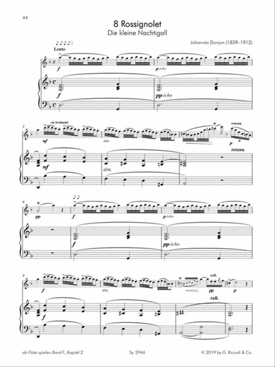 Flöte spielen Spielbuch F Flute Solo scores gallery preview page 3
