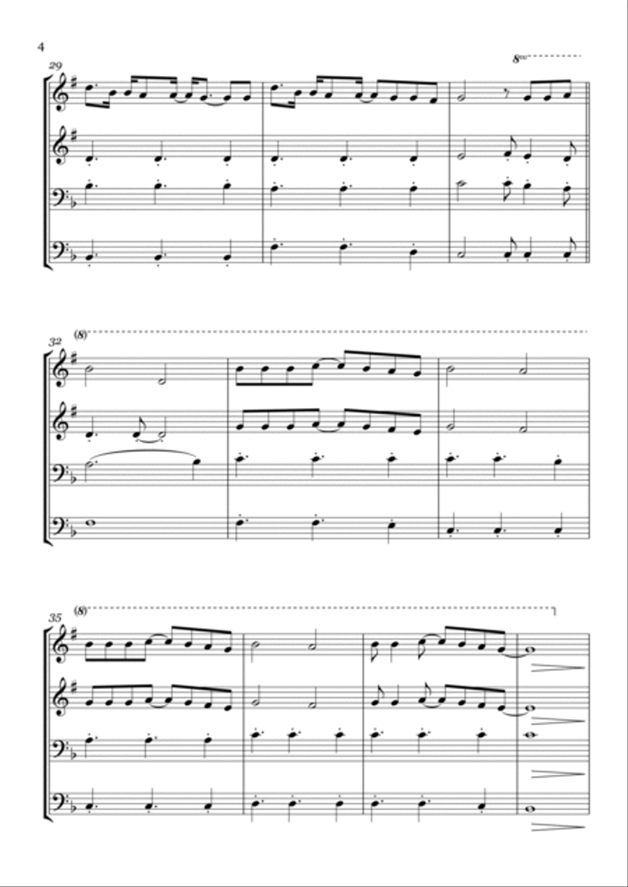 Photograph Brass Quartet scores gallery preview page 4