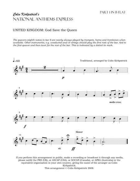 United Kingdom National Anthem: God Save the Queen image number null