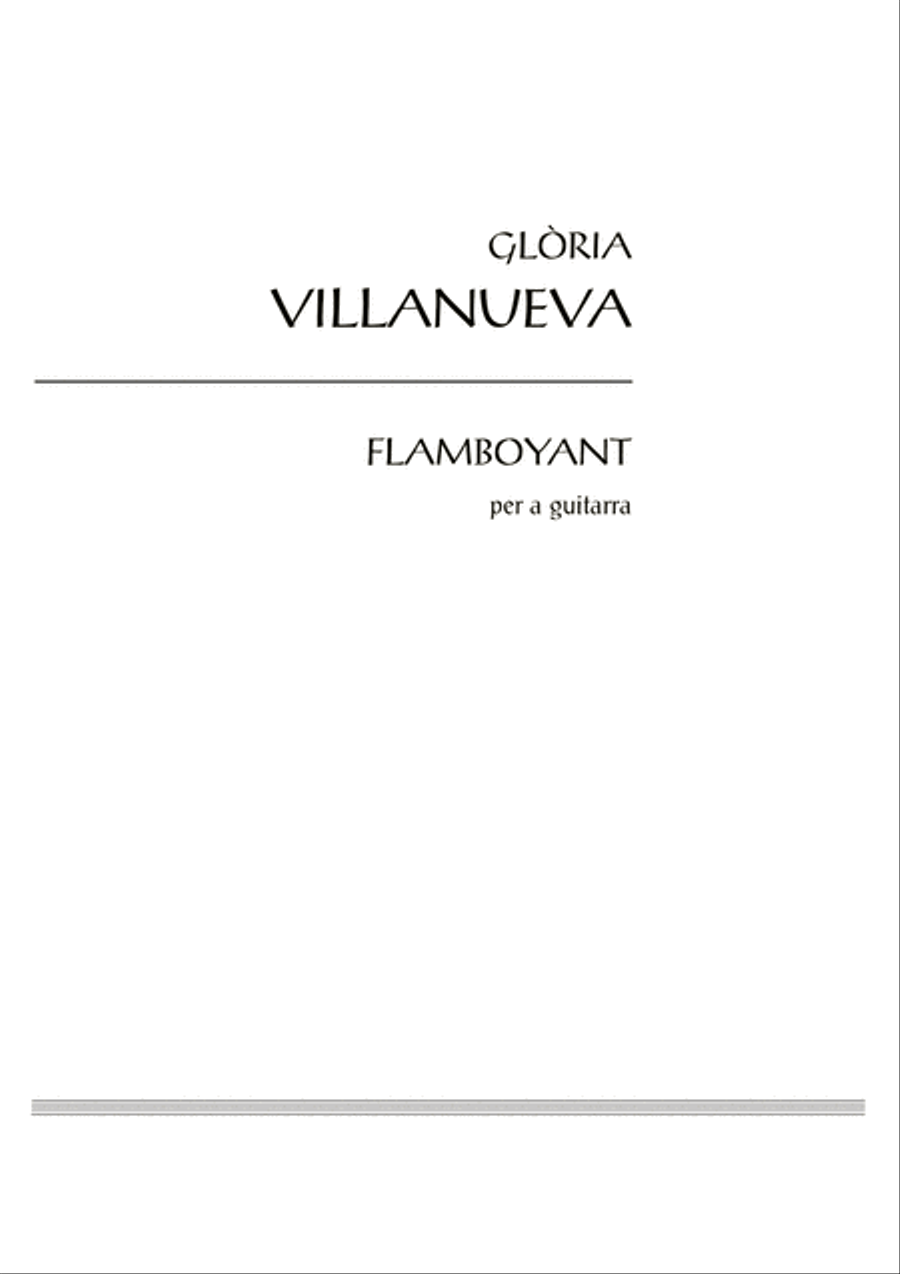 Flamboyant Classical Guitar scores gallery preview page 3