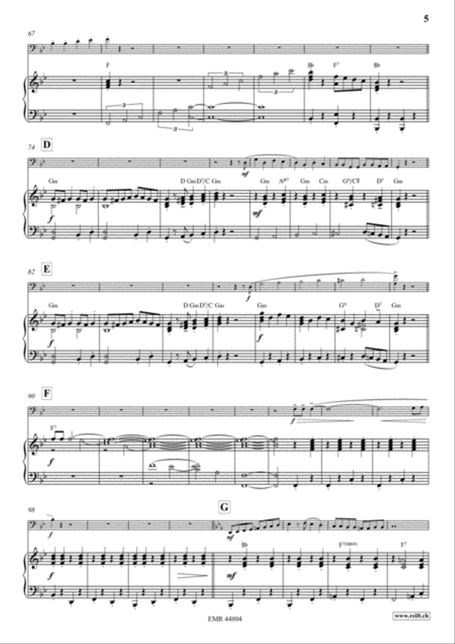 Nakvap Galopp Bass Trombone scores gallery preview page 6