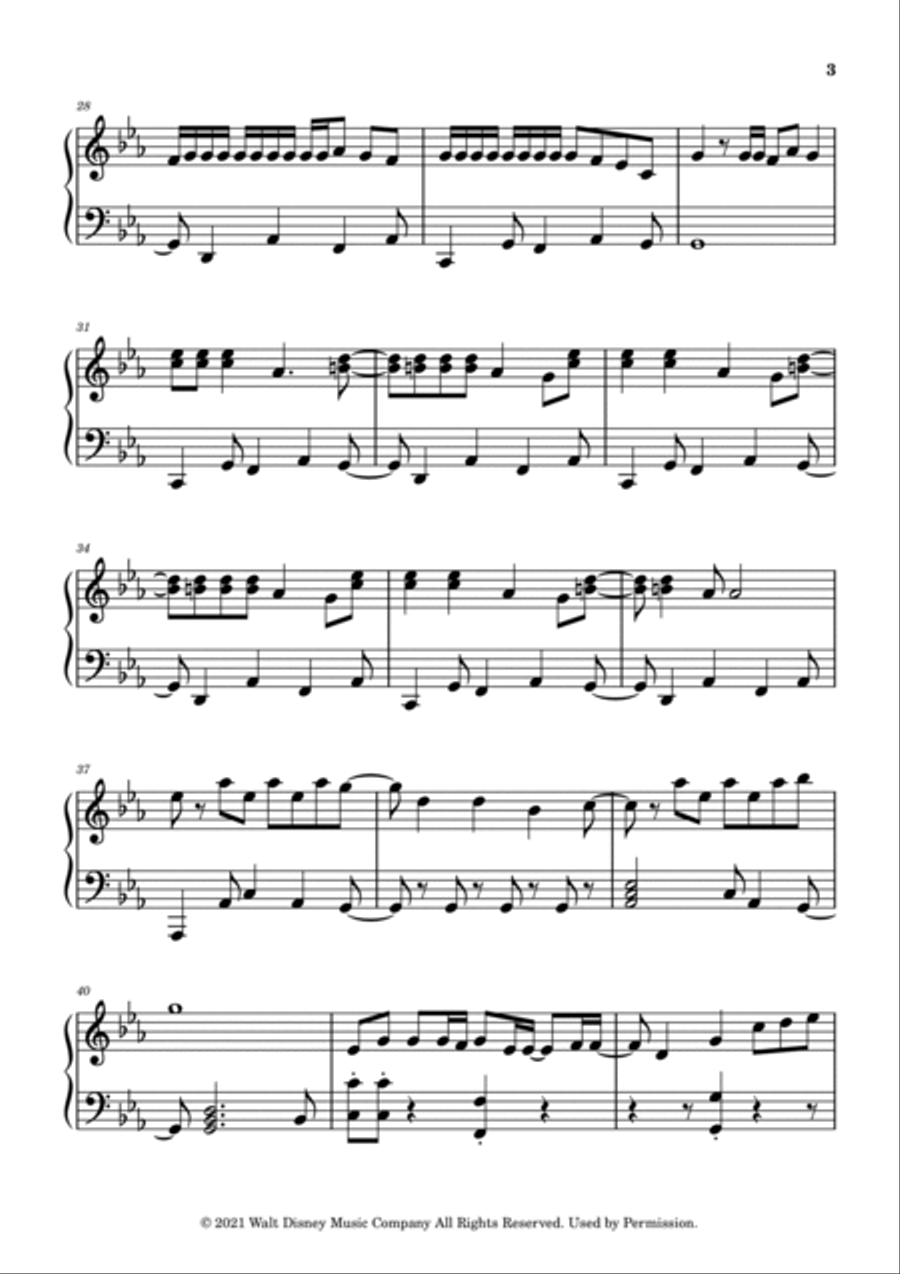 We Don't Talk About Bruno Easy Piano scores gallery preview page 3