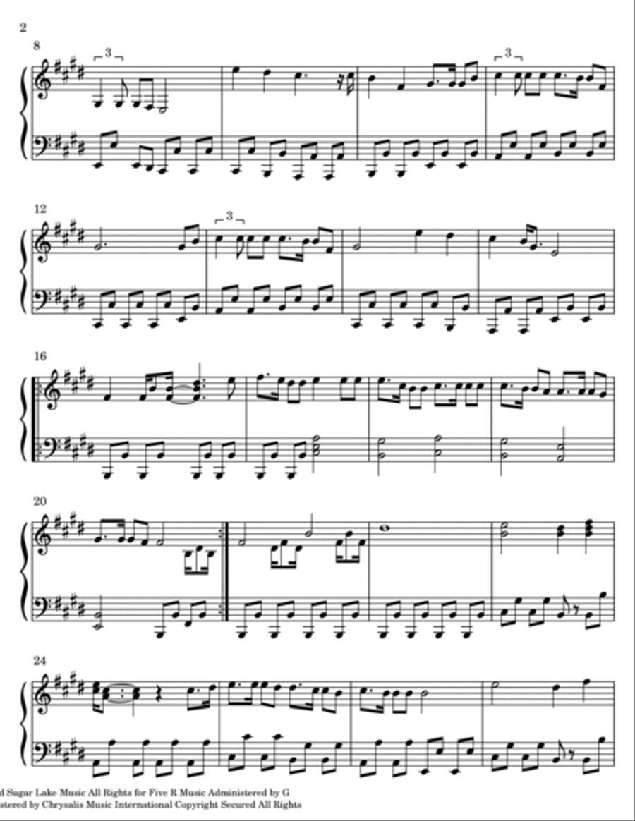 All Will Be Well Piano Solo scores gallery preview page 2