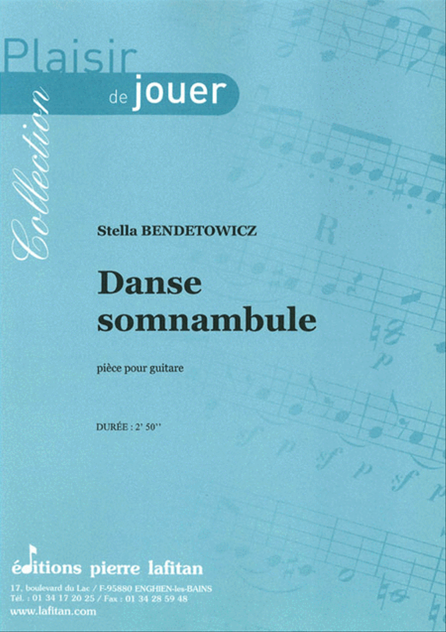 Danse Somnambule Danse Somnambule Guitar scores gallery preview page 1