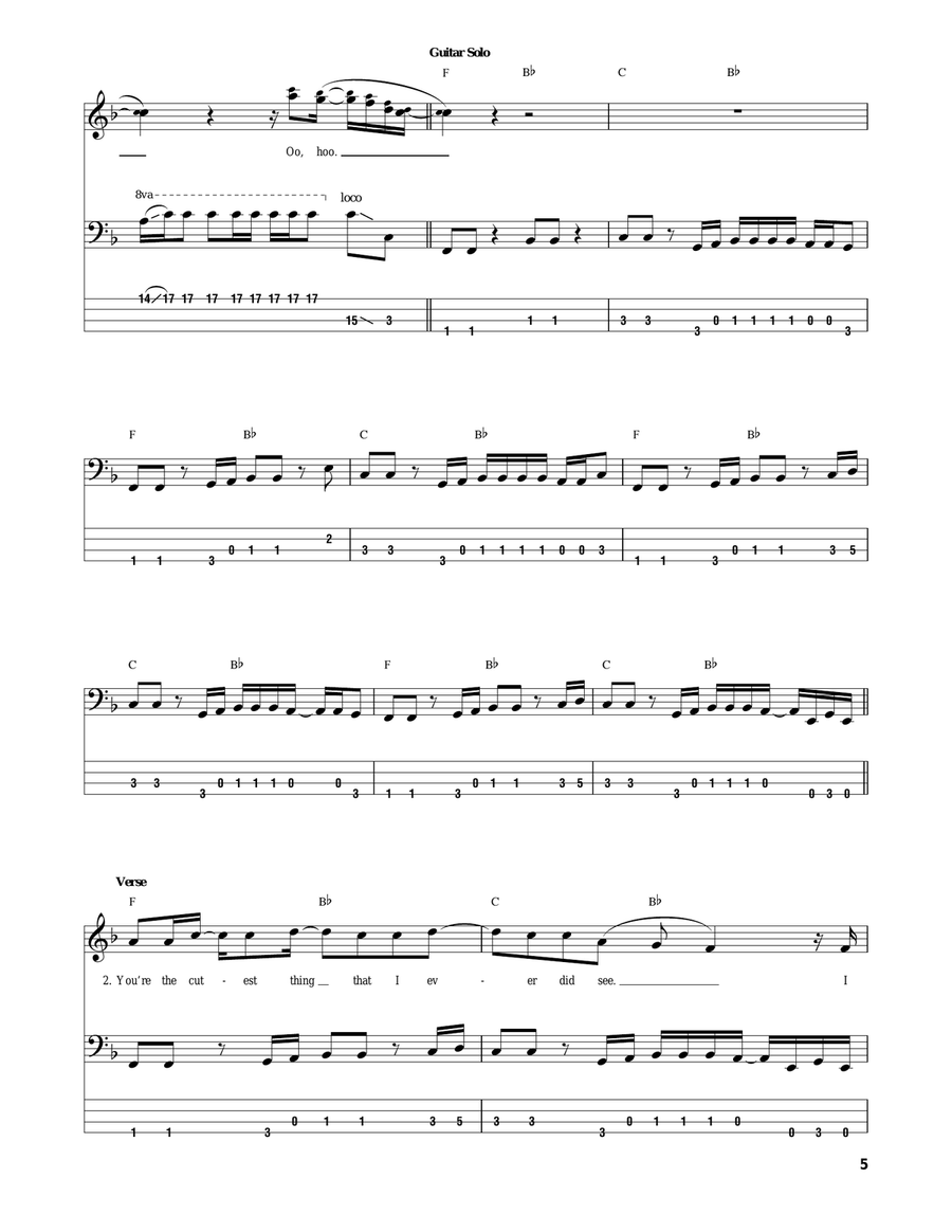 The Joker Acoustic Guitar scores gallery preview page 5