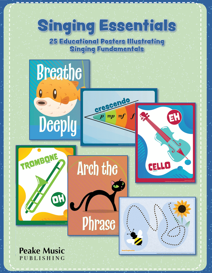 Singing Essentials Poster Pack Posters & Prints scores gallery preview page 1