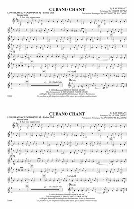 Cubano Chant: Low Brass & Woodwinds #2 - Treble Clef