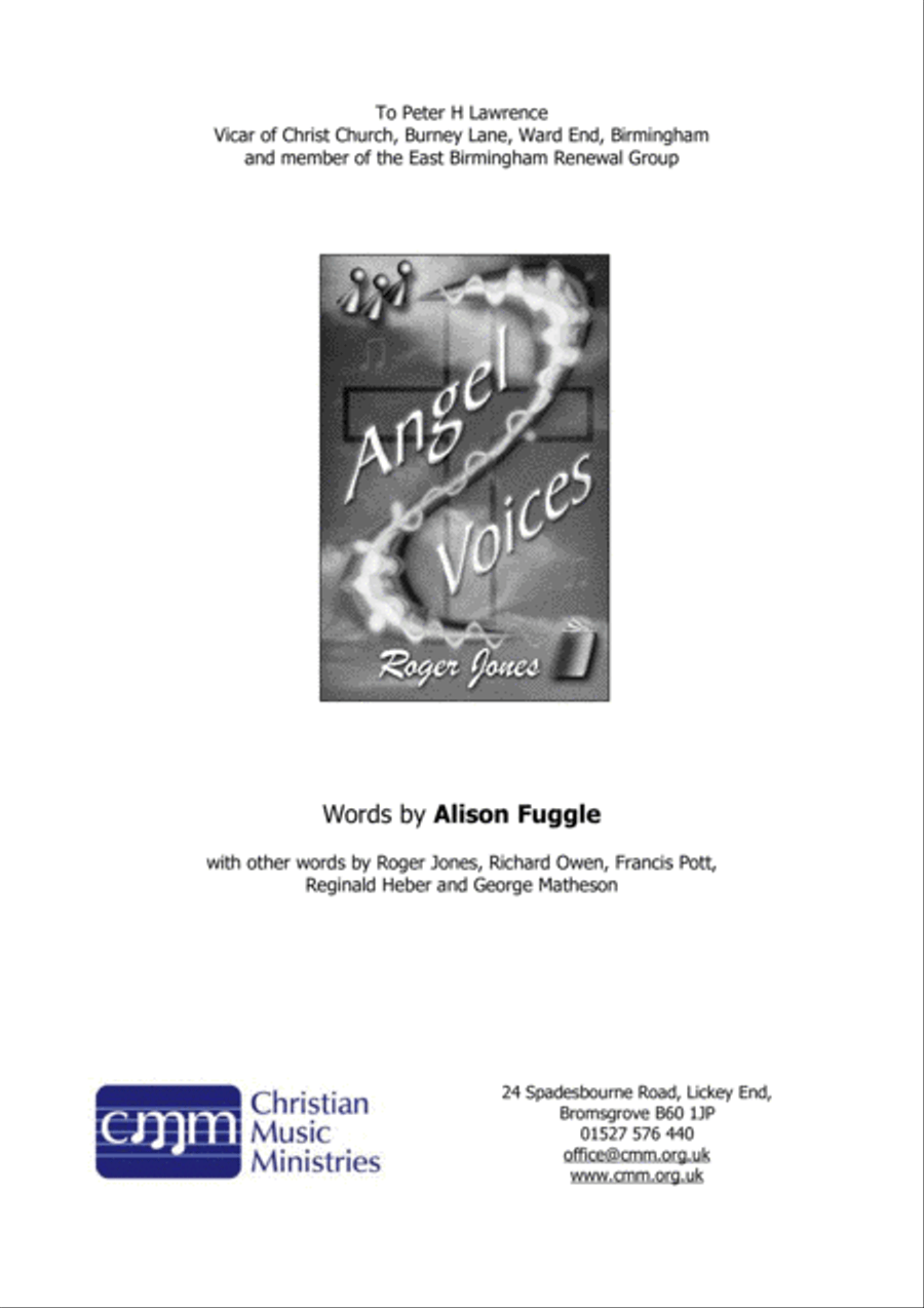 Angel Voices - a Roger Jones musical 4-Part scores gallery preview page 2