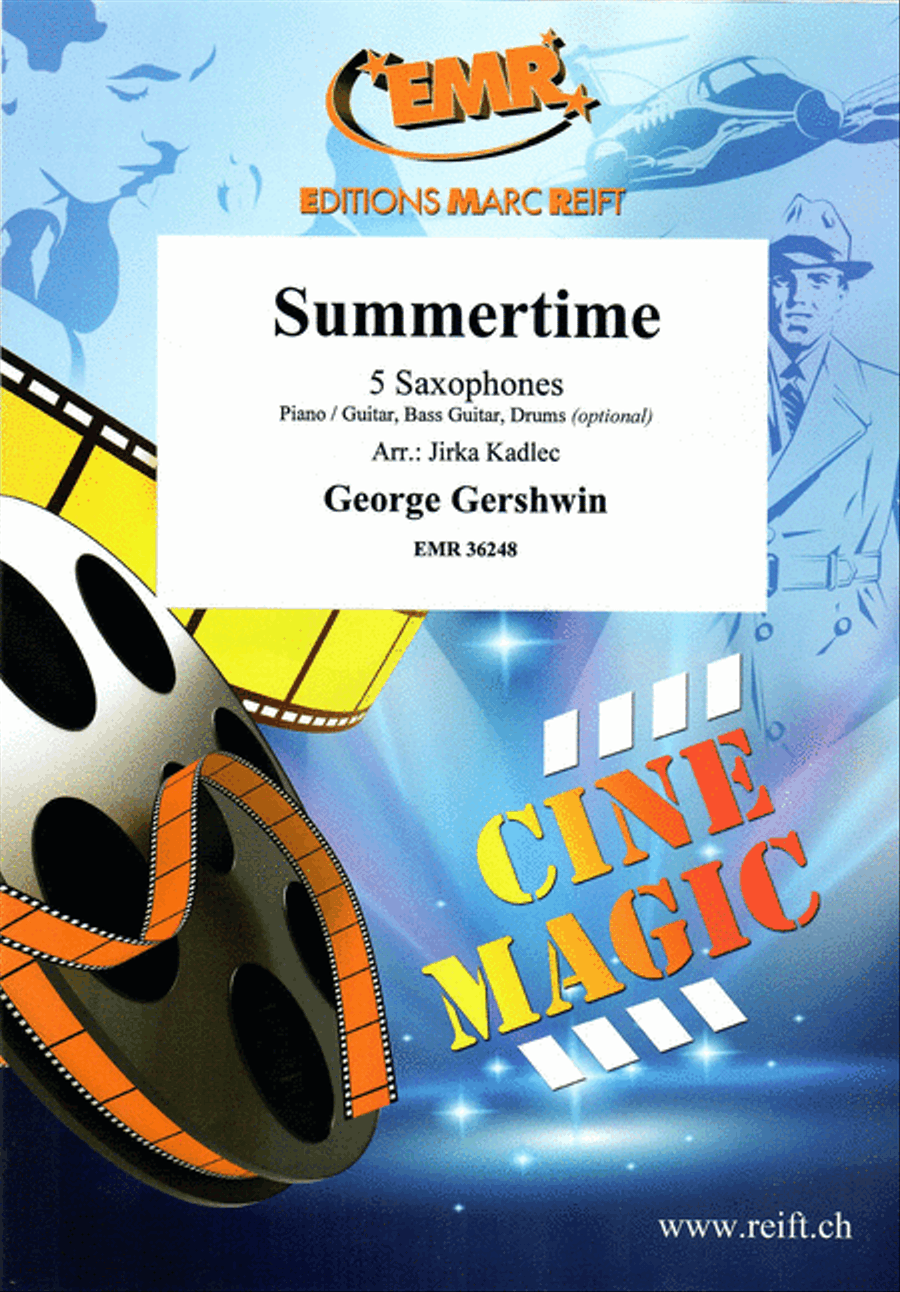 Summertime Saxophone Quintet scores gallery preview page 1