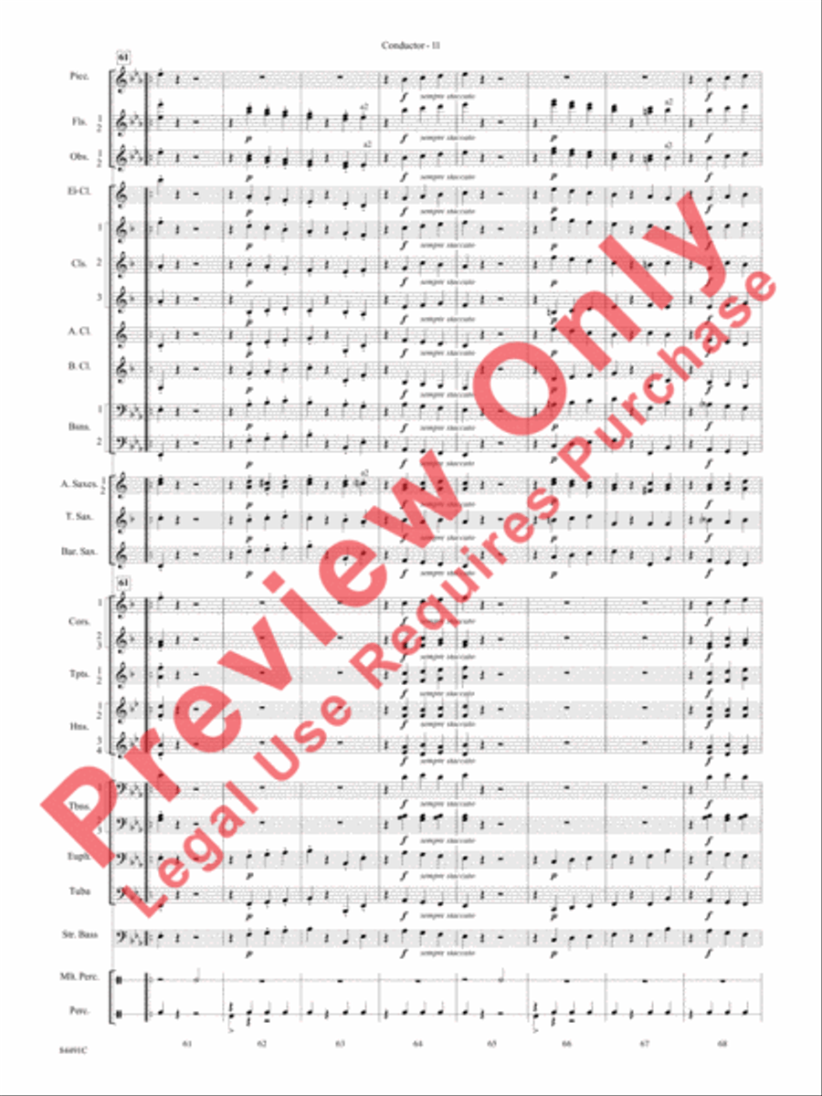 The Typewriter Concert Band scores gallery preview page 14