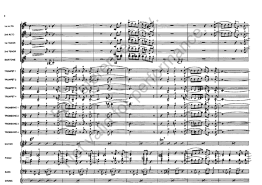 Turkey Shoot Turkey Shoot Jazz Ensemble scores gallery preview page 8